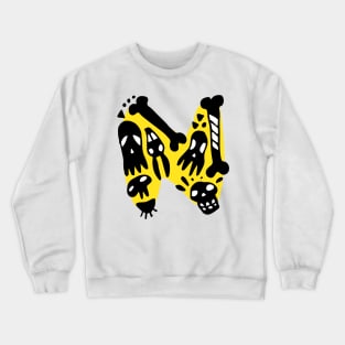 Letter N Crewneck Sweatshirt